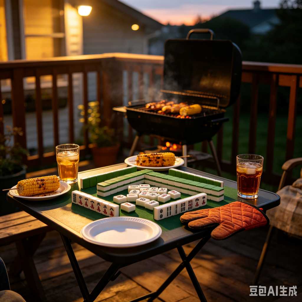 trendy color mahjong set